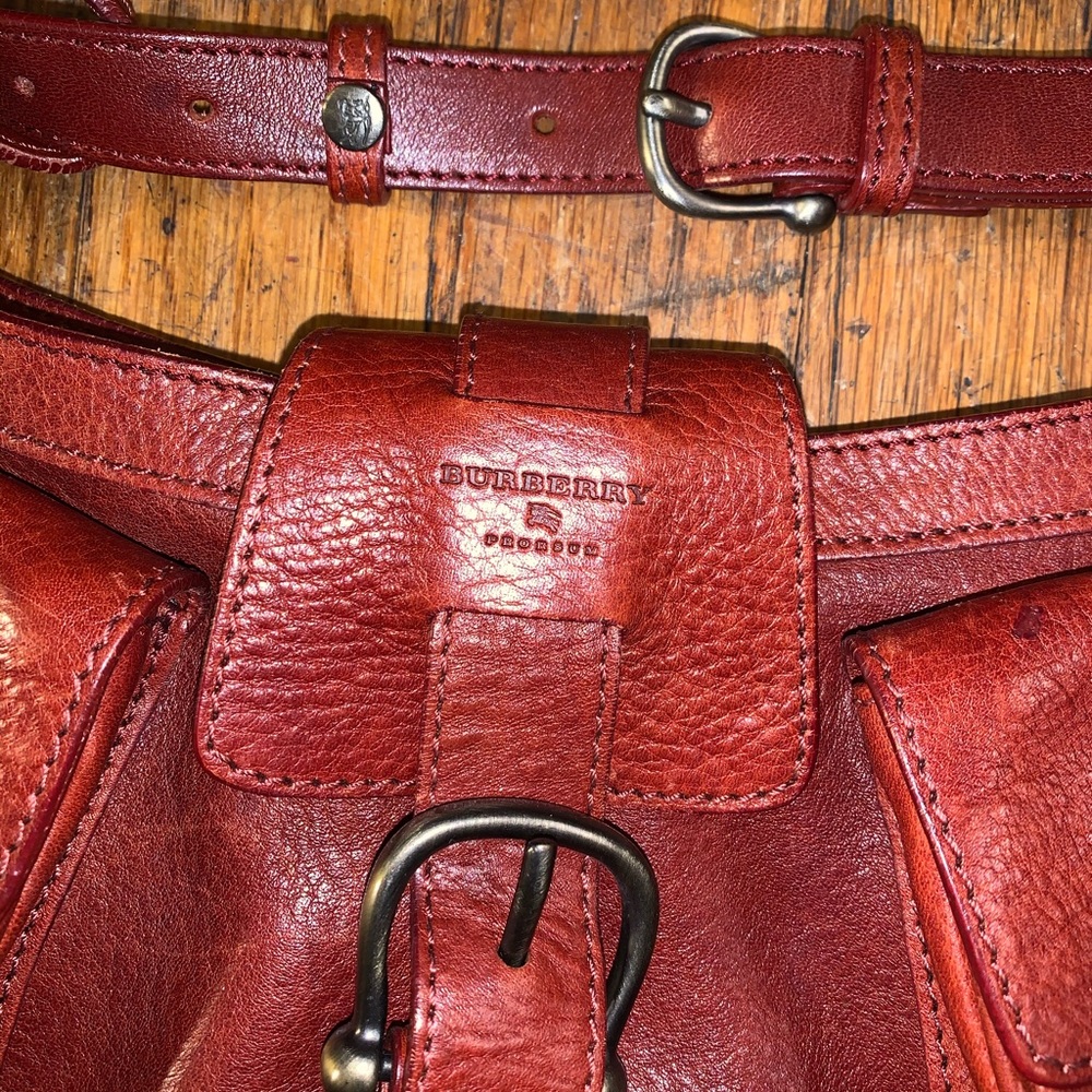 Burberry Prosum Cinda Sling Burgundy‎ shoulder bag - Picture 2 of 13
